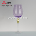 High-grade wedding glassware set electroplate goblet